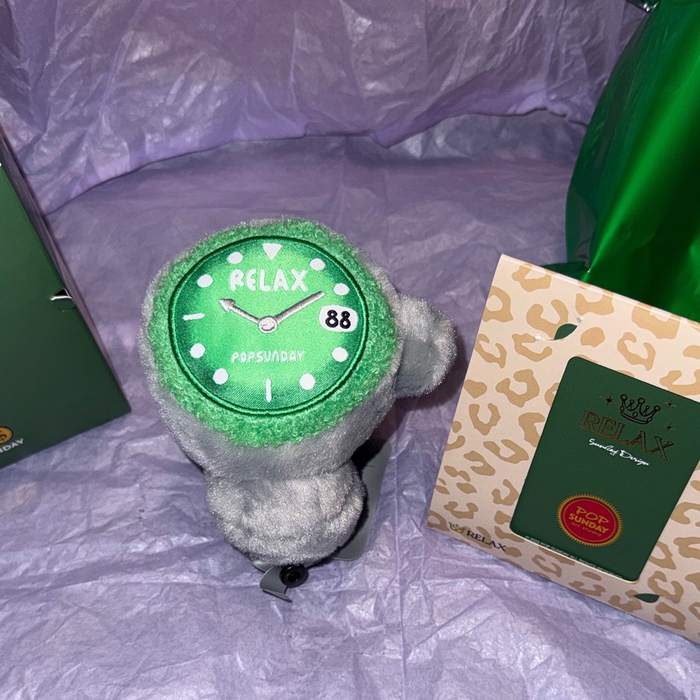 💚 SALE! Pop Sunday RELAX Plush Watch CONFIRMED Lu Shuigui